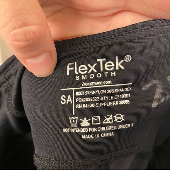 Weissman dance costume black pants FlexTek Mesh Pocket Leggings CF10301 SA - Picture 4 of 14